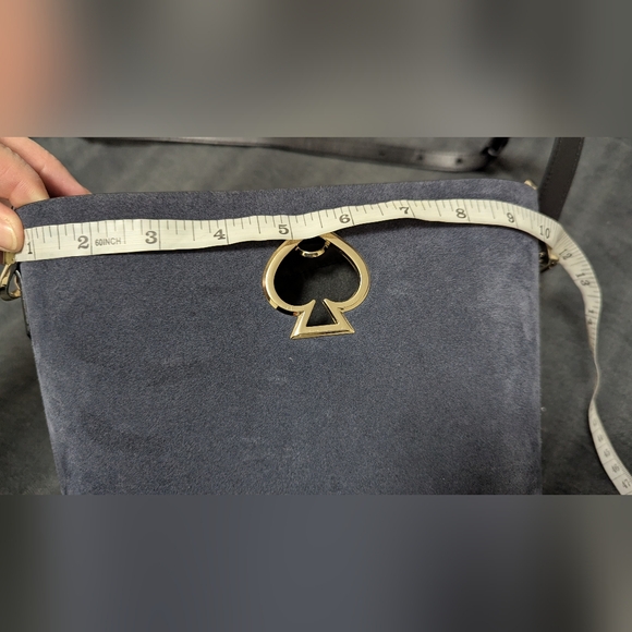 Kate Spade bucket bag in blue suede - Picture 9 of 10